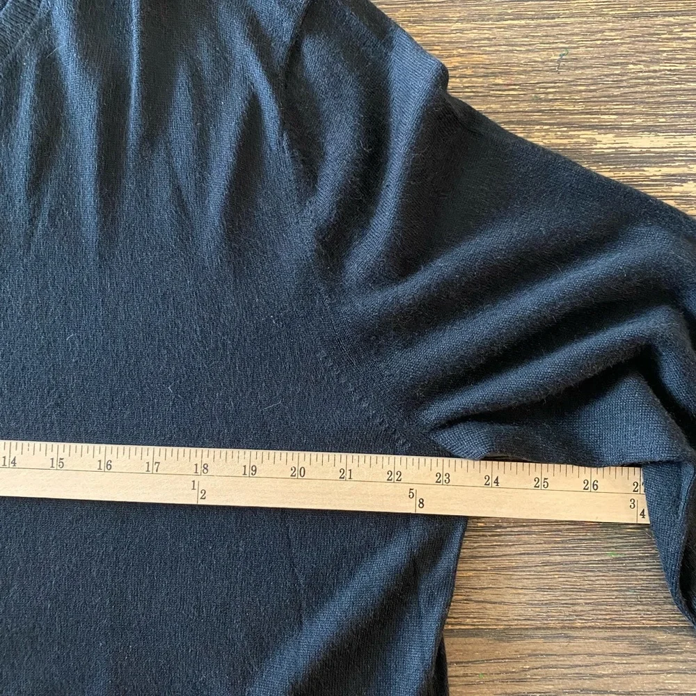 Banana Republic Men’s Silk Cashmere Sweater XL Black Classic Capsule Work Shirt